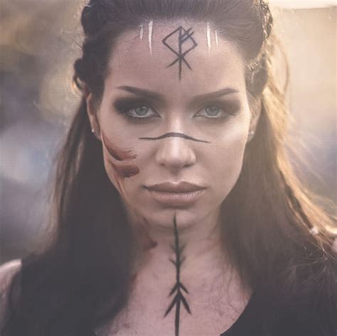 vikings makeup female|female viking warrior face paint.